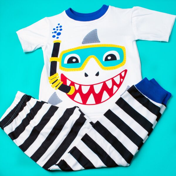 Shark Short Sleeve Pajama Set