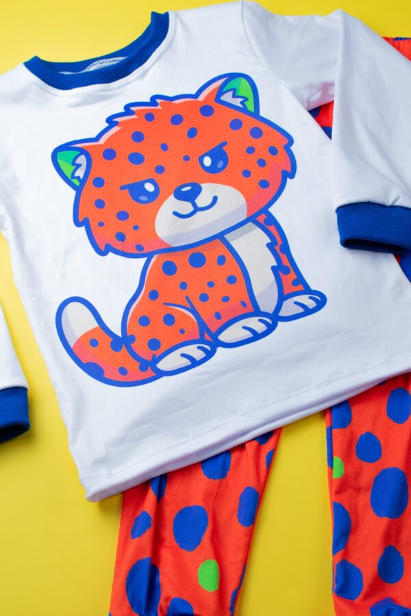 Jaguar Long Sleeve Pajama Set - Image 2