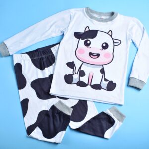 Vicky The Cow Long Sleeve Pajama Set
