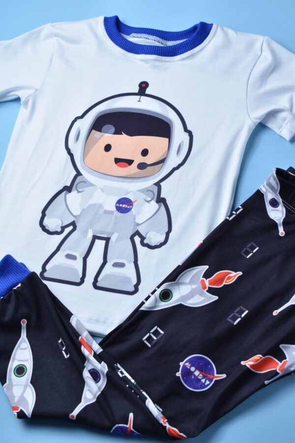 Astronaut Short Sleeve Pajama Set - Image 4