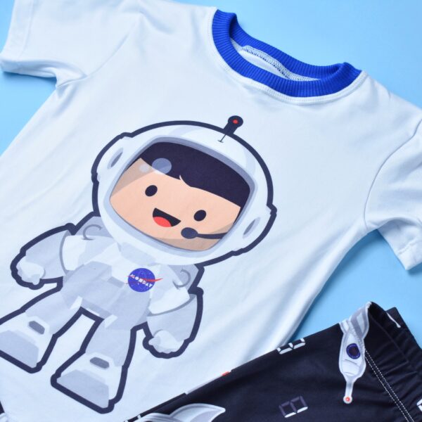 Astronaut Short Sleeve Pajama Set - Image 3
