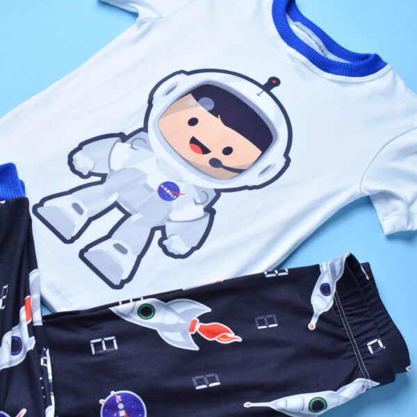 Astronaut Short Sleeve Pajama Set