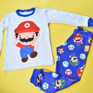 Super Mario Long Sleeve Pajama Set